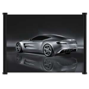 Aston Martin One 77 Exotic Sports Car Fabric Wall Scroll Poster (21 