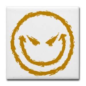  Tile Coaster (Set 4) Smiley Face Smirk: Everything Else