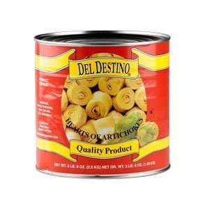 Del Destino Artichoke Hearts   #10 Can Grocery & Gourmet Food
