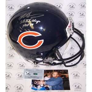  Mike Singletary   Autographed Official Full Size NFL 