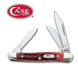  Case Pocket Folding Knife Worn Old Red Small Stockman 