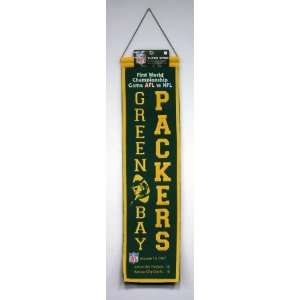  Green Bay Packers AFL vs. NFL Championship Heritage Banner 