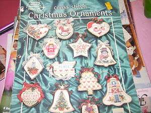 Cross Stitch Christmas Ornaments craft booklet book  