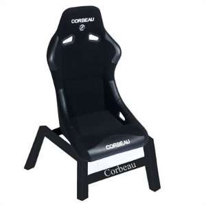  Corbeau 29101 Forza Black Cloth Game Chair: Furniture 