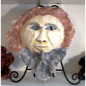  Magical Clay Sculpture Mask: Home & Kitchen