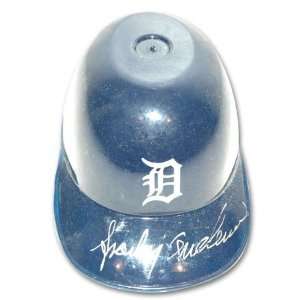  Sparky Anderson Detroit Tigers Autographed Mini Batting 