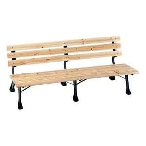  Safco 4 Foot Bench with Backrest 