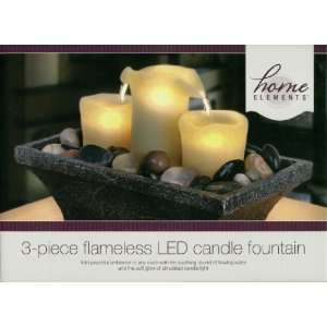   Piece Flameless LED Candle Fountain : No. 499721: Home & Kitchen