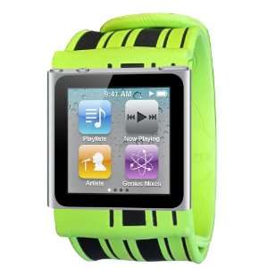 Silicon Wrist Slap Band For Apple iPod Nano 6th Gen.   Turn Your iPod 