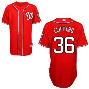 Tyler Clippard Washington Nationals Authentic Alternate Scarlet Cool 