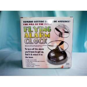 Flying Alarm Clock    When the alarm sounds, the propeller is launched 
