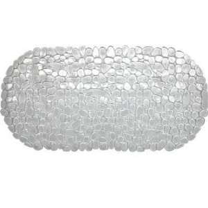  Ginsey 08950 CLR 14 x 27 Inch Oval Rocks Mat   Clear 