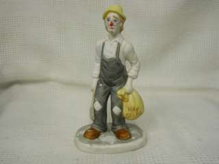FLAMBRO Circus World Museum Clown Alley RUSTIC Clown Figurine  