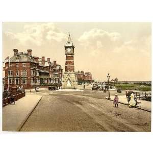   Reprint of Tower and parade, Skegness, England