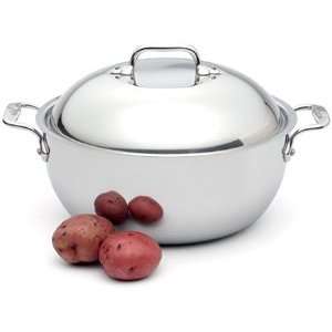  All Clad 5.5 qt. Stainless Dutch Oven: Kitchen & Dining