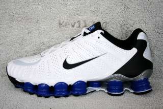 Authentic Nike Shox TLX Black Royal Blue tl White nz Men sz 7.5  13 