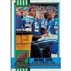  1990 Topps #362 Michael Cofer   Detroit Lions (Football 
