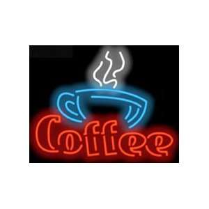  Coffee with Cup Neon Sign 