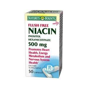  NB NIACIN 500MG FLUSH FREE 660 50CP NATURES BOUNTY 