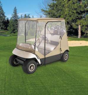 TRAVEL 4 SIDED 2 PERSON GOLF CAR ENCLOSURE Cart Cover  