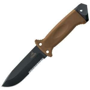 Gerber   LMF II ASEK, Tan Handle, w/Safety Knife, Combo, Nylon Sheath 