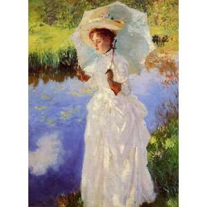   painting name A Morning Walk, by Sargent John Singer