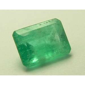  3.55carat Natural Colombian Emerald Emerald Cut 