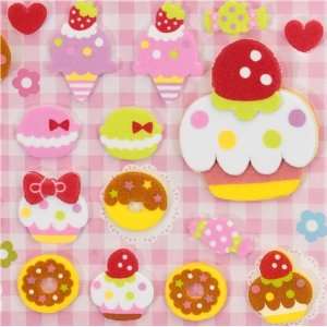    cute foam 3D sticker cupcakes donuts ice cream Toys & Games
