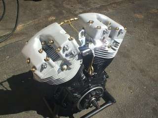 Harley Shovelhead rocker box valve cover brass acorns  