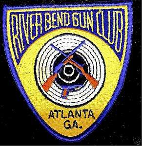 old River Bend GUN CLUB Patch Atlanta Georgia  