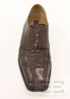 Mezlan Mens Brown Leather Lace Up Dress Shoes Size 10M  