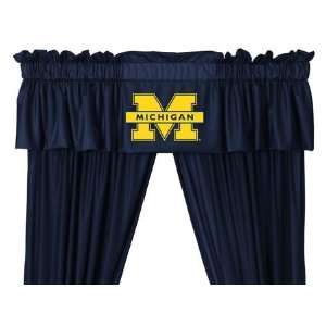  NCAA University of Michigan Wolverines   5pc Jersey Drapes 