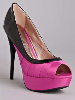 NEW QUPID Women Platform High Heel Stiletto Pump pink Fuschia Matte 