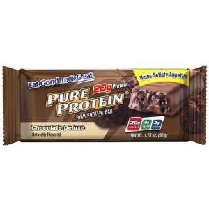 Pure Protein Protein Bars, Chocolate Deluxe, 6 ct (Quantity of 2)