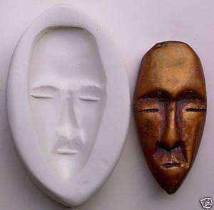 TRIBAL FACE MASK ~ CNS polymer clay mold  