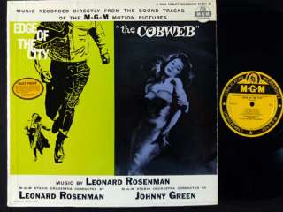 EDGE OF THE CITY/COBWEB Leonard Rosenman MGM LP NM  