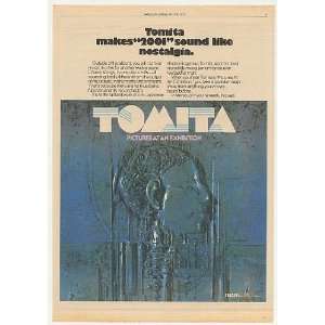  1975 Tomita Pictures At An Exhibition Album Promo Print Ad 