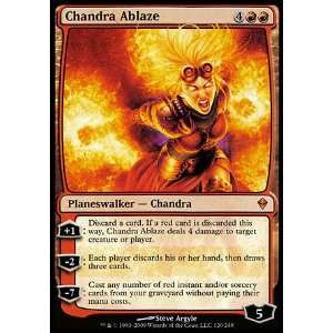  Magic the Gathering   Chandra Ablaze   Zendikar   Foil 