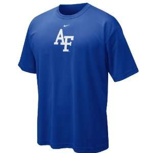 Nike Air Force Falcons Royal Dri FIT Mascot T Shirt  