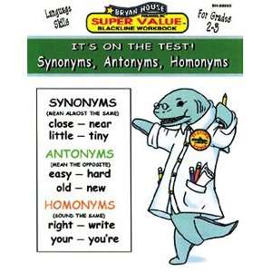  ECS Learning Systems Synonyms and Antonyms Instructional 