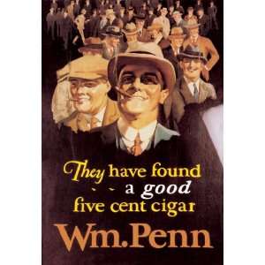 William Penn Cigars 20x30 poster
