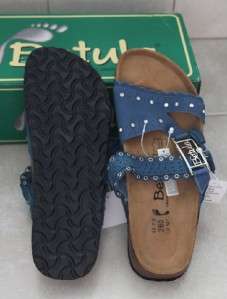 NEW Betula BIRKENSTOCK SAPHIRE / BLUE Sandals Sz 9 Size 40 KRYSTLE 