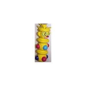  Vo Toys Latex Accordian Clown Dog Toy Assorted Colors: Pet 