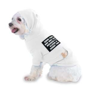   SHOOT THEM Hooded (Hoody) T Shirt with pocket for your Dog or Cat XS