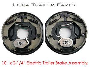 New 10 x 2 1/4 electric trailer brake assembly left + right for 3500 