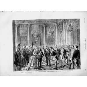 1873 King Victor Emmanuel Berlin Palace Germany Print 
