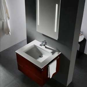  Vigo 31 Inch African Walnut Single Bathroom Vanity