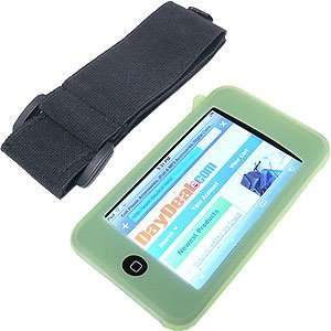  Cool Green Skin Cover w/ Armband for Apple iPod touch  