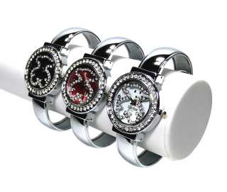 New Lovely Teddy Crystals Bangle Watches b228k  