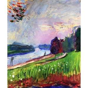 Oil Painting Copse of the Banks of the Garonne Henri Matisse Hand Pa 
